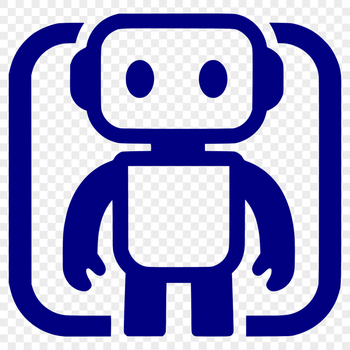 A futuristic robot illustration for commercial and personal use in various digital projects.