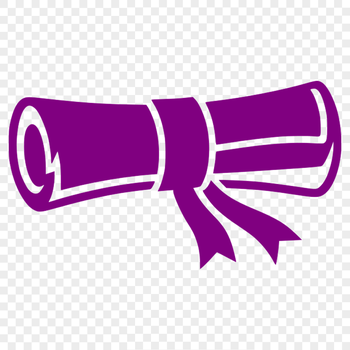 A digital vector illustration of a scroll, suitable for commercial or personal use.