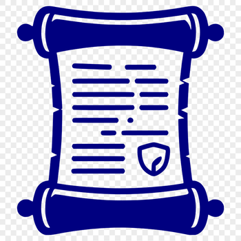 A digital illustration of a scroll with a parchment texture, suitable for commercial or personal use.
