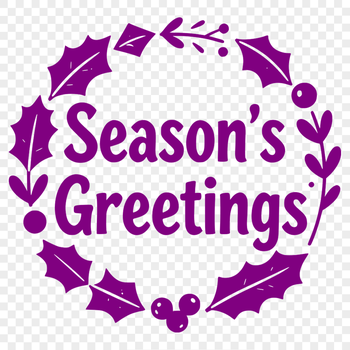 Vector illustration of a Christmas message with festive holiday quotes in bold typography.