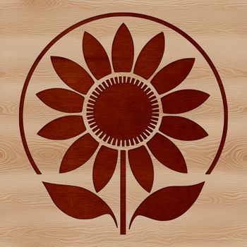 A simple line drawing of a sunflower in full bloom, illustrating the beauty of nature.