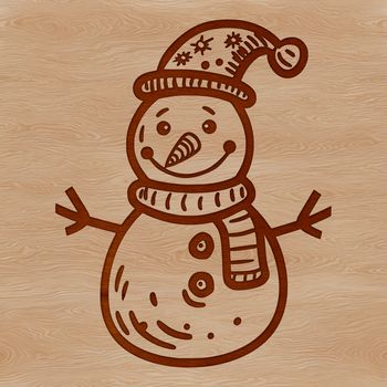 A digital clip art design of a snowman suitable for use in various formats including SVG, PDF, and DXF files.