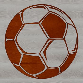 A high-resolution digital illustration of a soccer ball, designed as a vector graphic.