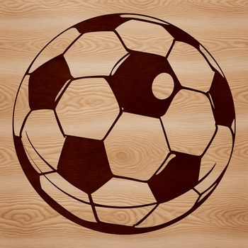 A high-quality digital illustration of a soccer ball in a clean vector format.