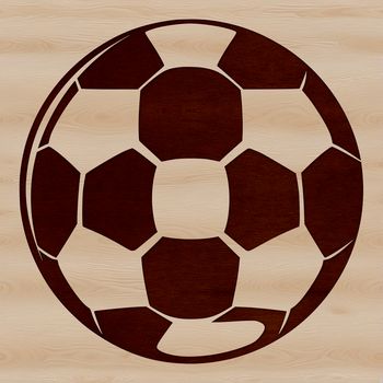 A high-quality digital representation of a soccer ball, suitable for vector graphics and design projects.