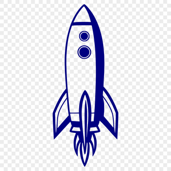An intergalactic spacecraft soaring through the cosmos.