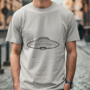 A futuristic space vessel soaring through the cosmos.