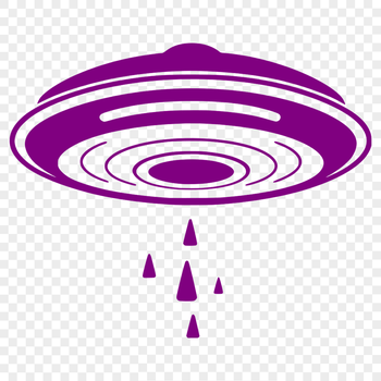 A futuristic spaceship illustration in vector format, suitable for digital art and cutting machine designs.