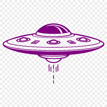Illustration of a futuristic spaceship in space
