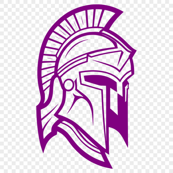 An illustration of a Spartan warrior in ancient Greek attire, featuring a distinctive helmet.