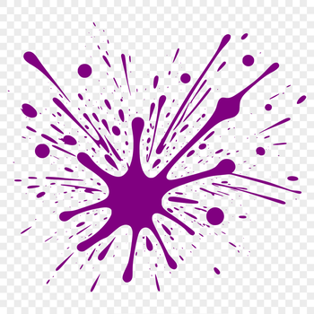 A colorful splat shape made from vector art, ideal for use in various design projects.