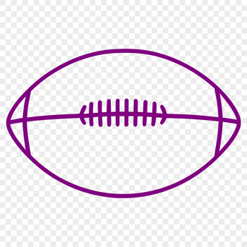 A high-quality illustration of an American Football, suitable for graphic design projects.