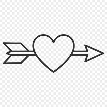 Arrow SVG file suitable for laser engraving and web design