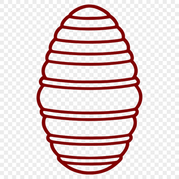 A detailed illustration of a beehive with hexagonal cells, suitable for vector design.