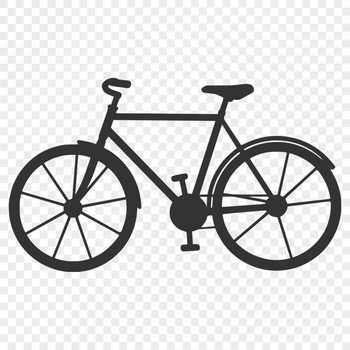 Simple vector illustration of a bicycle
