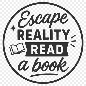 An illustration of a person surrounded by open books and inspirational quotes, suitable for various designs.