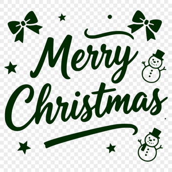 A vector illustration of festive Christmas quotes for decoration and personal projects.