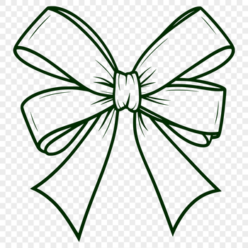 A colorful, decorative bow designed for gift wrapping or crafting projects.