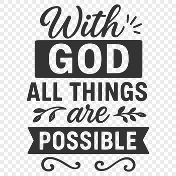 Religious quote illustration in vector format for digital design.