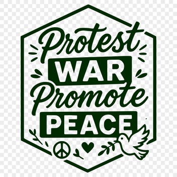 A collection of inspiring anti-war quotes in a clean vector format suitable for commercial or personal use.