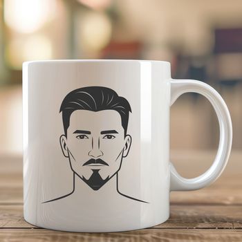 Male figure in vector design format