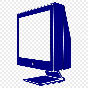 Illustration of a desktop computer with a sleek design.