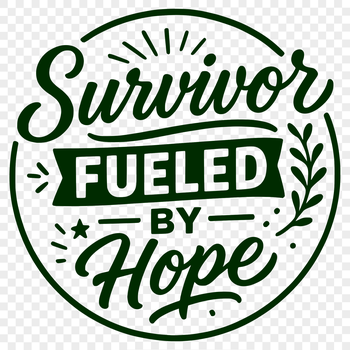 Cancer Survivor Quotes SVG Image for Commercial Use