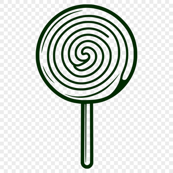 A digital representation of a classic candy treat, created using scalable graphics technology.