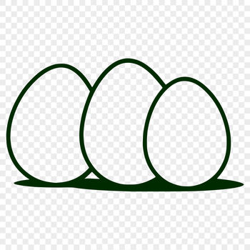A decorative Easter egg design created as a vector graphic.