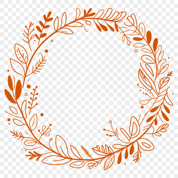A floral design featuring a circular arrangement of elements, suitable for vector art and cutting machine stencils.