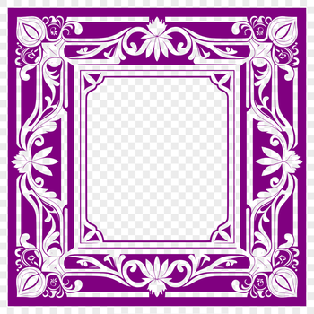 A digital illustration of a decorative frame in vector format.