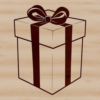 A simple vector illustration of a rectangular box, suitable for various uses such as crafting or design projects.