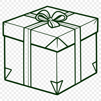 A simple digital box design for crafting and cutting purposes.