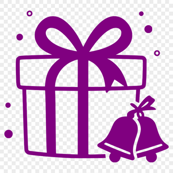 A compact gift box with a decorative lid and handle, ideal for wrapping small presents.