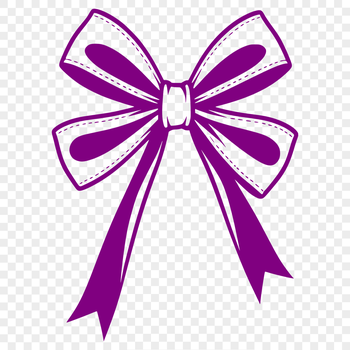 A colorful ribbon-style bow with loops and ties, suitable for gift wrapping or decoration.
