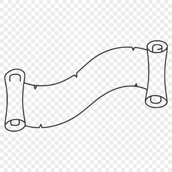 A detailed vector illustration of a diploma scroll with a ribbon tied around it, suitable for commercial or personal use.