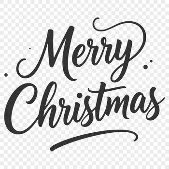 A set of festive Christmas quotes and phrases in a clean vector font.