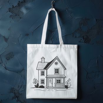 A simple house design in vector format, ideal for digital use and customization.