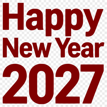 SVG vector art illustration of the New Year, featuring inspirational quotes and countdown to 2027.