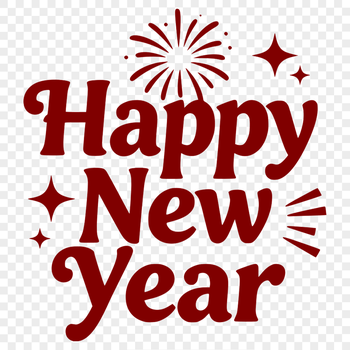 A minimalist illustration of a clock striking midnight on January 1st, symbolizing the start of a new year.