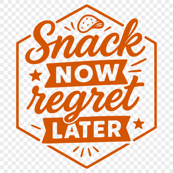 Diet motivation quote in clean vector design with simple font style and white background.