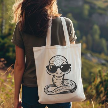 A reptile wearing trendy sunglasses, depicted in vector format.