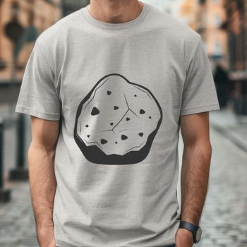 A detailed SVG illustration of a rock with natural texture and shape.