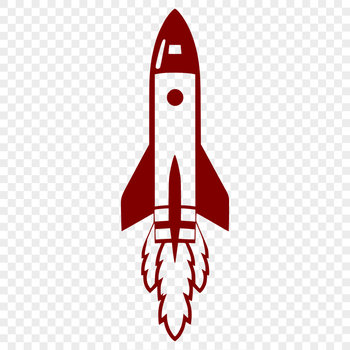 Vector illustration of a futuristic spaceship with metallic details and a sleek design.