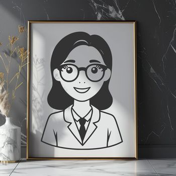 A professional woman in an educational setting.