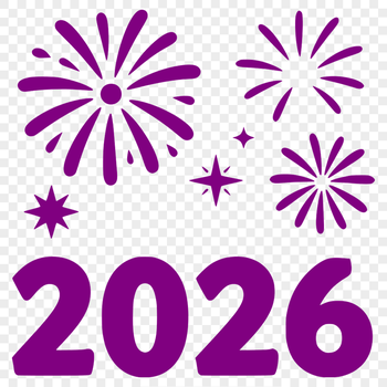 New Year's illustration featuring quotes on a minimalist background.