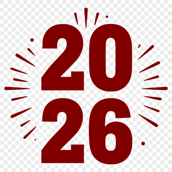 Countdown to 2026 new year vector illustration, perfect for DIY projects and commercial use.