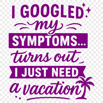 A collection of funny vacation quotes in a bold vector design, ideal for crafting projects.