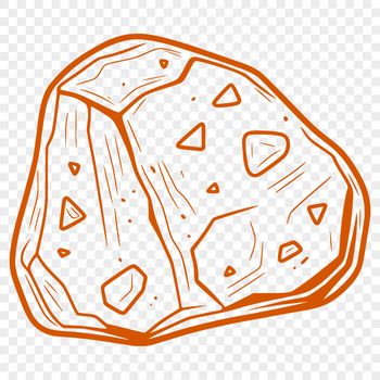 A free rock icon designed as scalable vector graphics for digital projects.