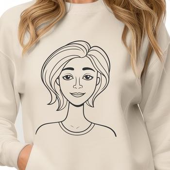 A high-quality digital illustration of a woman in various poses, suitable for vector graphics.